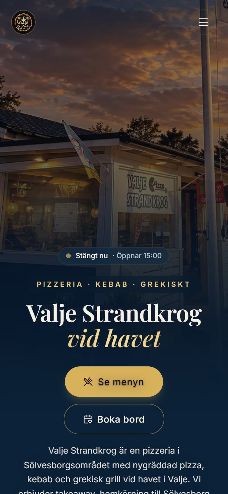 Valje Strandkrog i mobilen
